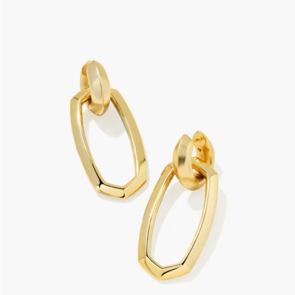 Kendra Scott Danielle Mixed Metal Convertible Earrings NWOT